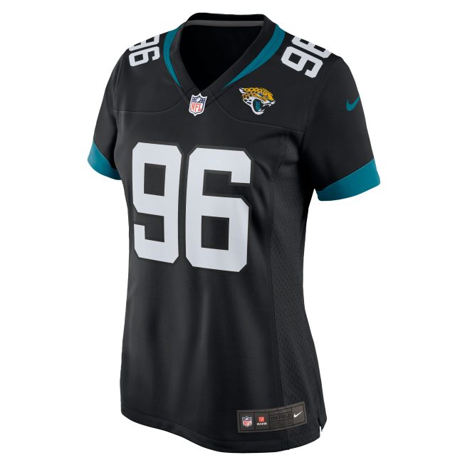Adam Gotsis Jacksonville Jaguars Women's Game Jersey - Black - Image 2