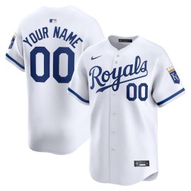 Kansas City Royals Youth Home Limited Custom Jersey - White