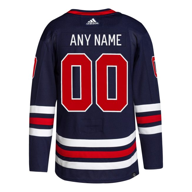 Winnipeg Jets Alternate 2021/22 Primegreen Authentic Custom Jersey - Navy - Image 3