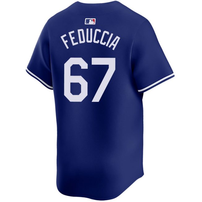 Hunter Feduccia Los Angeles Dodgers Alternate Royal Limited Jersey - Image 2