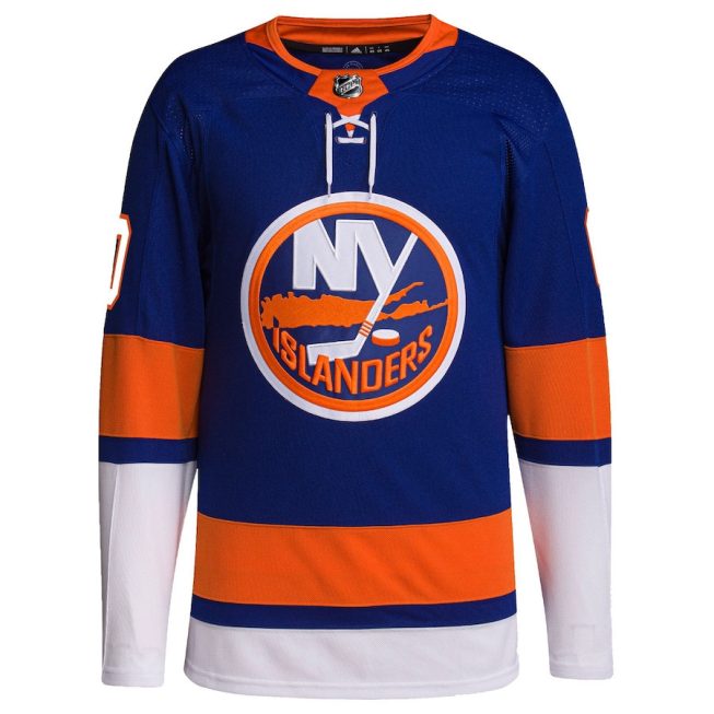 New York Islanders Home Primegreen Custom Men Jersey - Royal - Image 2