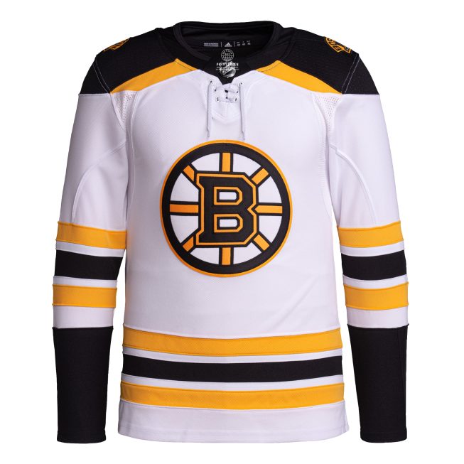 Boston Bruins Men's Away Primegreen Authentic Jersey - White - Image 2