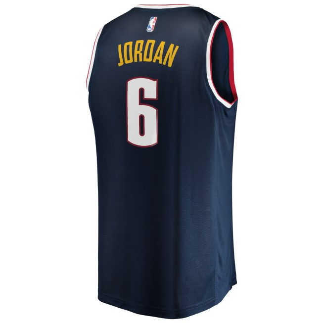 DeAndre Jordan Denver Nuggets Fanatics Youth Fast Break Player Jersey - Icon Edition - Navy - Image 3