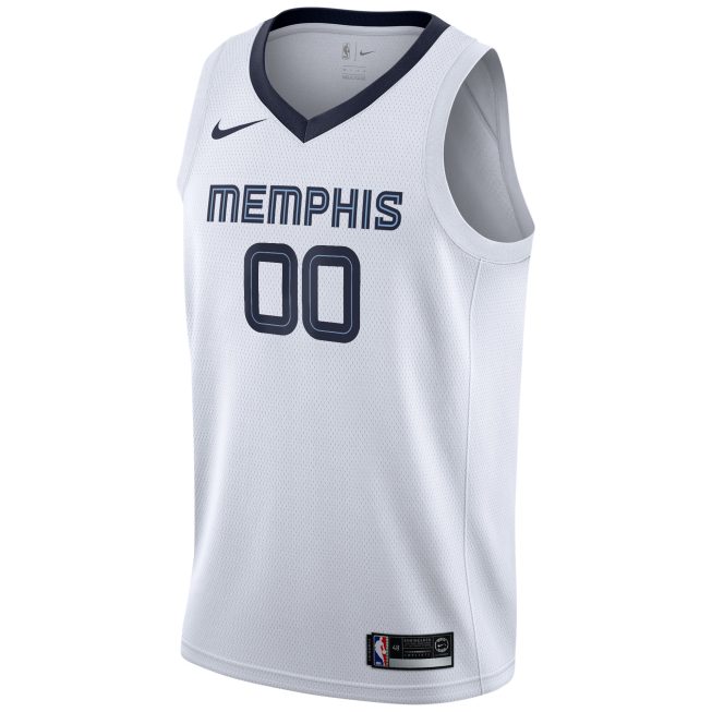 Memphis Grizzlies 2020/21 Swingman Custom Jersey - Association Edition - White - Image 2