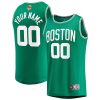 Boston Celtics Fanatics Youth 2024 Finals Custom Fast Break Jersey - Kelly Green - Icon Edition
