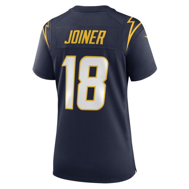 Charlie Joiner 18 Los Angeles Chargers Women Retired Jersey - Navy - Image 3
