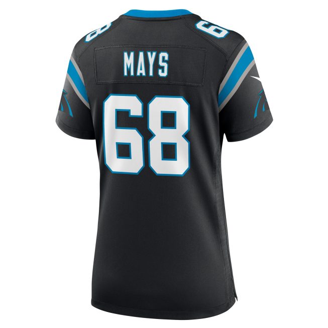 Cade Mays Carolina Panthers Women's Team Game Jersey - Black - Image 3