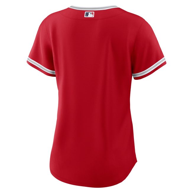 Los Angeles Angels Women's Alternate Replica Team Jersey - Red - Image 3