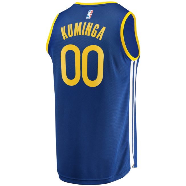 Jonathan Kuminga Golden State Warriors Fanatics Fast Break Replica Jersey - Icon Edition - Royal - Image 3