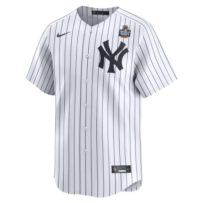 Aaron Boone New York Yankees Home Limited World Series Jersey - Image 3