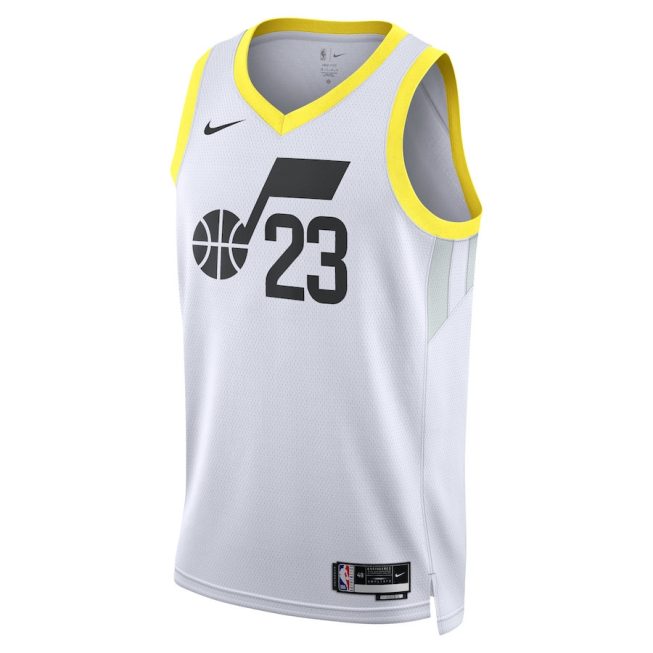 Lauri Markkanen 23 Utah Jazz Unisex Swingman Jersey - Association Edition - White - Image 2