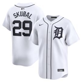 Tarik Skubal 29 Detroit Tigers Home Limited Player Men Jersey - White