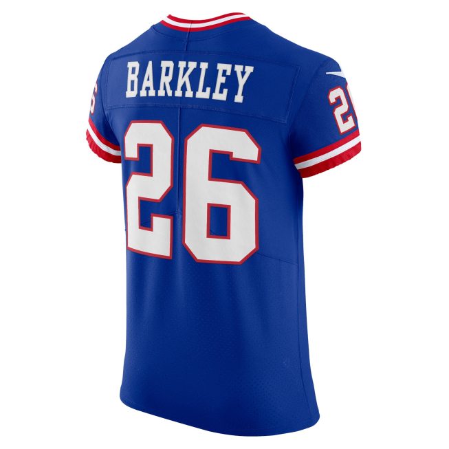 Saquon Barkley New York Giants Classic Vapor Elite Player Jersey - Royal - Image 3
