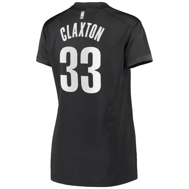 Nicolas Claxton Brooklyn Nets Fanatics Women's Fast Break Player Jersey - Statement Edition - Charcoal - Image 3