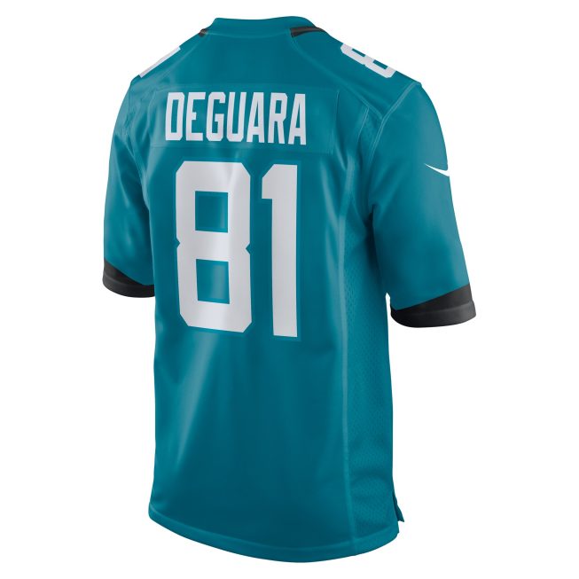 Josiah Deguara Jacksonville Jaguars Team Game Jersey - Teal - Image 3