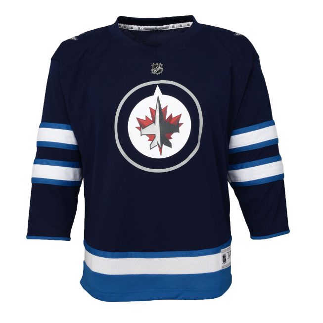 Winnipeg Jets Toddler Home Replica Custom Jersey - Navy - Image 2