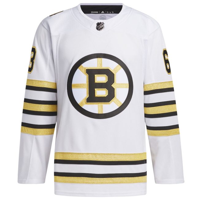 Brad Marchand 63 Boston Bruins Primegreen Men Jersey - White - Image 2
