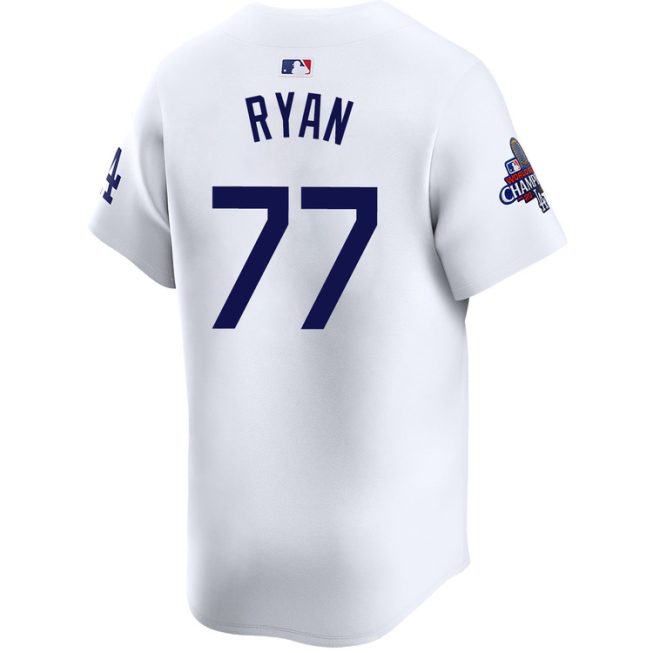 River Ryan Los Angeles Dodgers Home Limited World Series Champions Jersey - Image 2