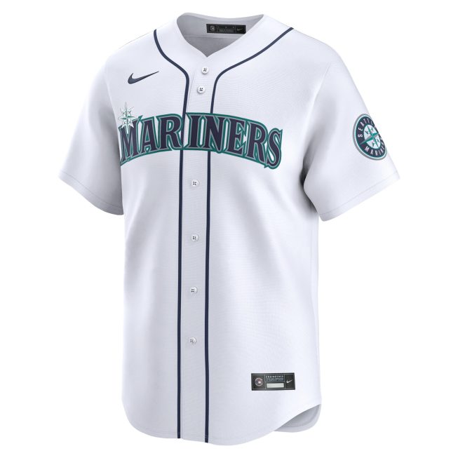 Ty France Seattle Mariners Home Limited Player Jersey - White - Image 2