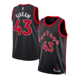 Pascal Siakam Toronto Raptors Jordan Brand Unisex Swingman Jersey - Statement Edition - Black