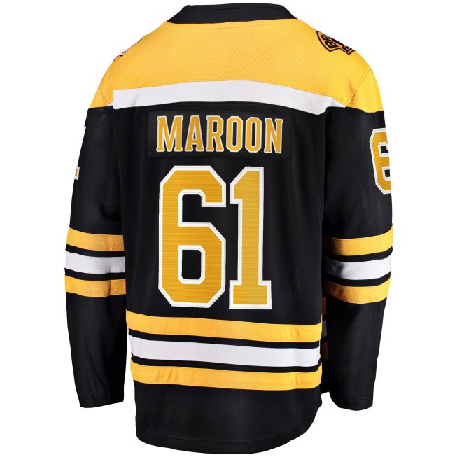 Pat Maroon Boston Bruins Fanatics Home Premier Breakaway Player Jersey - Black - Image 3
