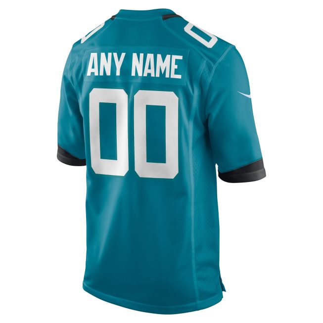 Jacksonville Jaguars Alternate Custom Game Jersey - Teal - Image 3