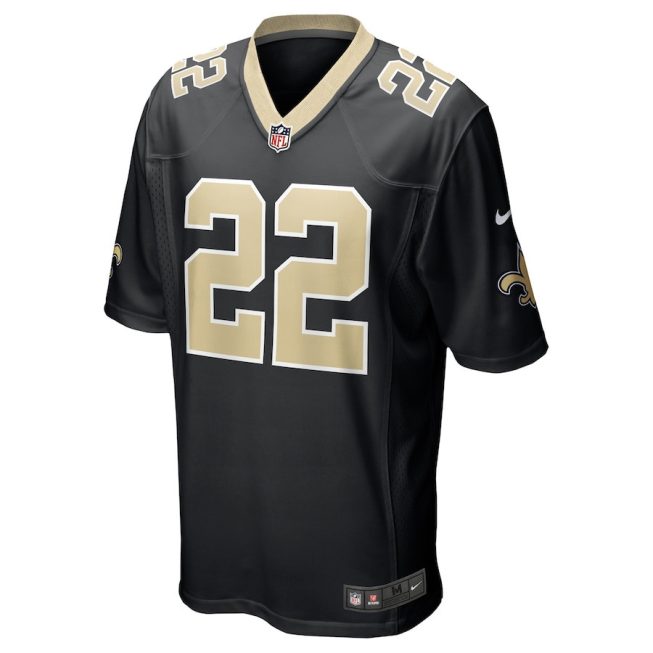 Rashid Shaheed 22 New Orleans Saints Men Team Game Jersey - Black - Image 2