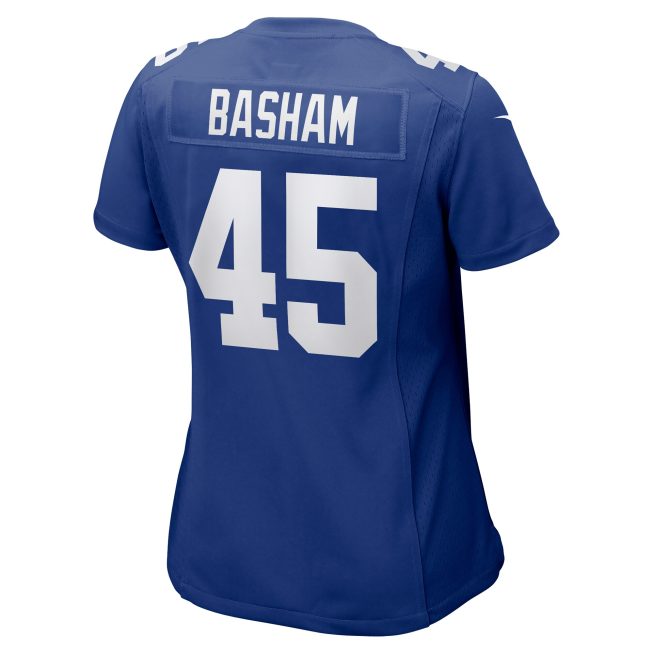 Boogie Basham New York Giants Women's Game Jersey - Royal - Image 3
