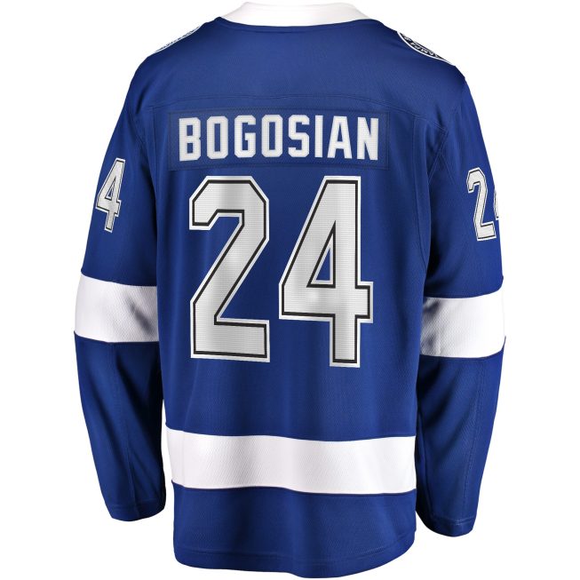 Zach Bogosian Tampa Bay Lightning Fanatics Home Breakaway Player Jersey - Blue - Image 3