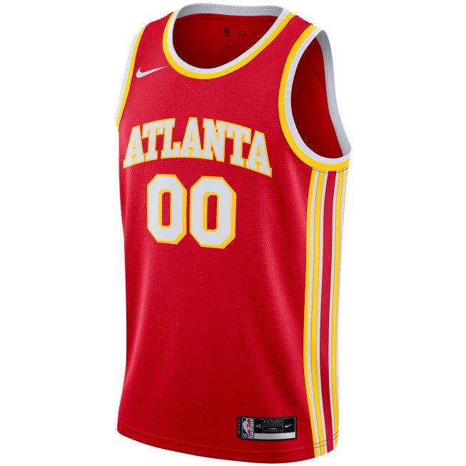Atlanta Hawks 2020/21 Swingman Custom Jersey - Icon Edition - Red - Image 2