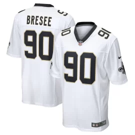 Bryan Bresee 90 New Orleans Saints Game Jersey - Men, White