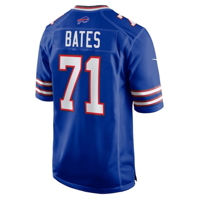 Ryan Bates 71 Buffalo Bills Men Game Jersey - Royal - Image 3